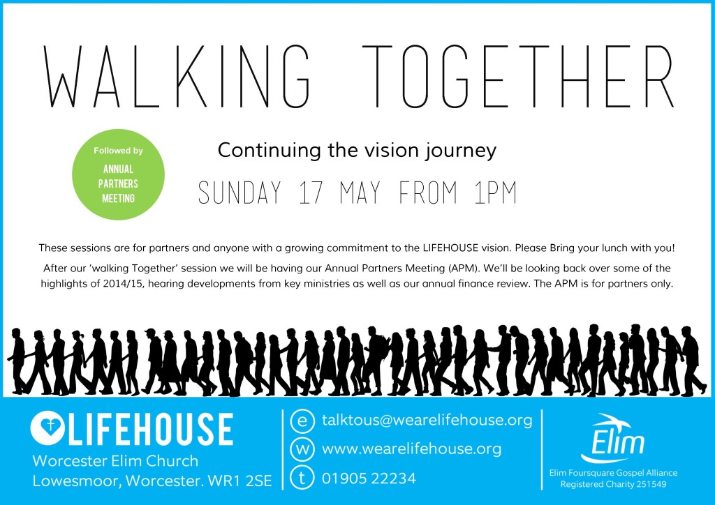 Walking together publisher may 17